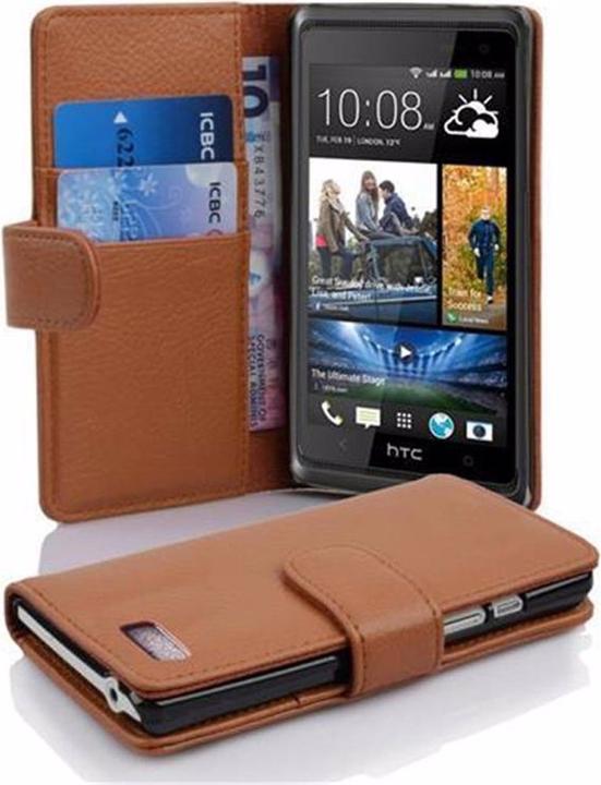 Produktbild Cadorabo Book mit Struktur Cover (HTC Desire 600)