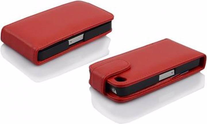 Image du produit Cadorabo Flip avec pochette pour carte Couverture (Apple iPhone 4s, Apple iPhone 4)