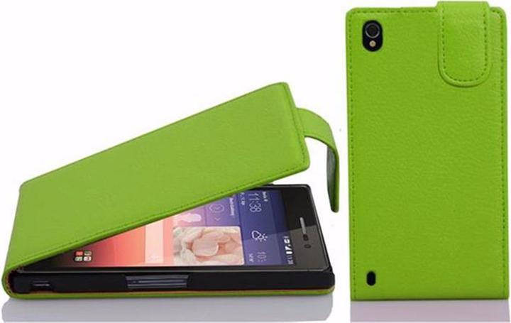 Productafbeelding Cadorabo Flip met structuurhoes (Huawei Ascend P7)