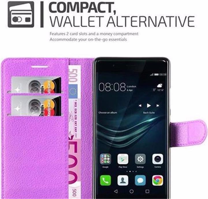 Produktbild Cadorabo Book mit Standfunktion Cover (Huawei P9)