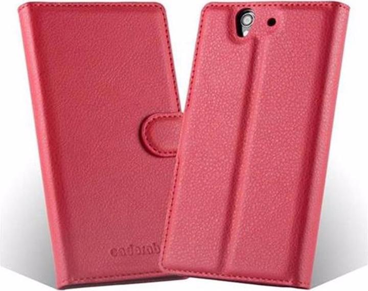 Actual product image Cadorabo Book with stand function cover (Sony Xperia Z)