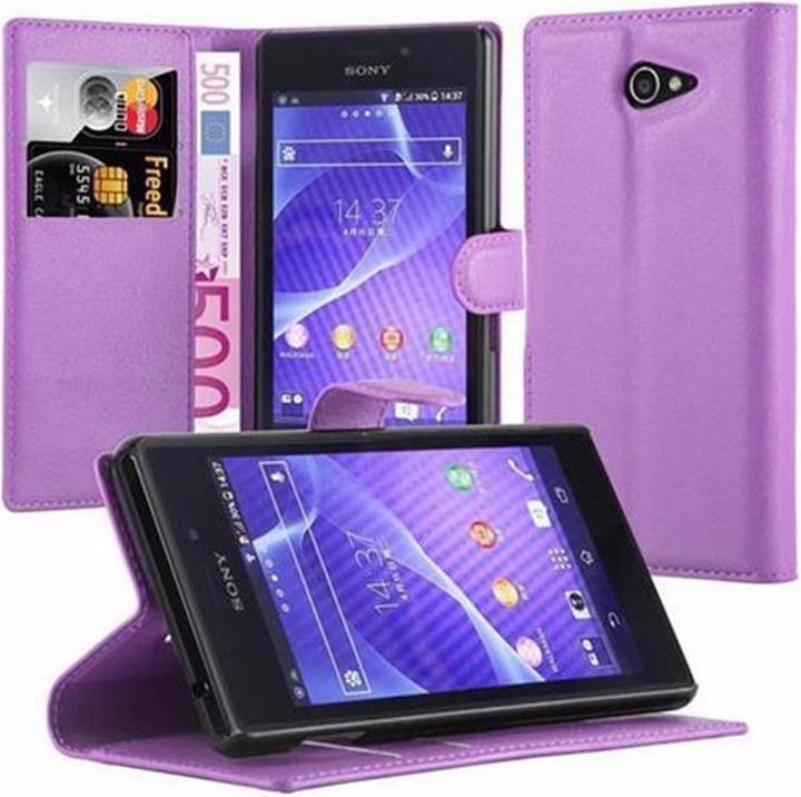 Produktbild Cadorabo Book mit Standfunktion Cover (Sony Xperia M2 Aqua)