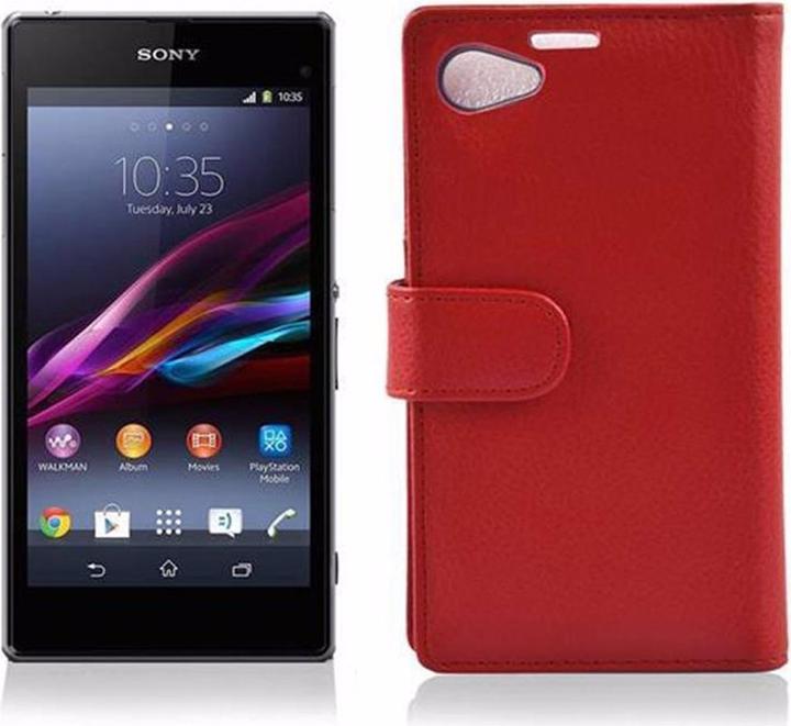 Actual product image Cadorabo Book with structure cover (Sony Xperia Z1 Compact)