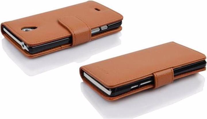 Produktbild Cadorabo Book mit Struktur Cover (Sony Xperia T)