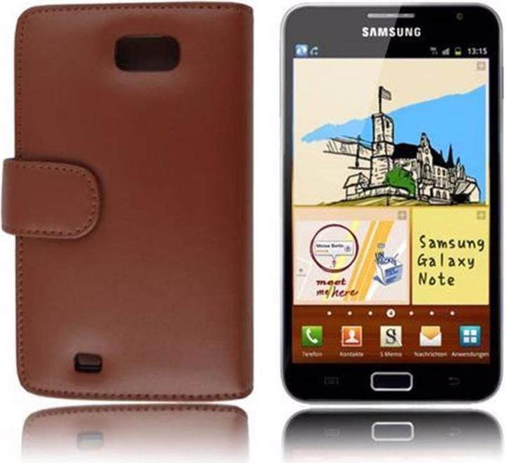 Produktbild Cadorabo Book Glatt Cover (Samsung Galaxy NOTE 1)