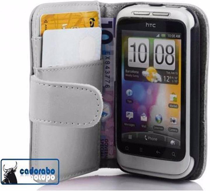 Produktbild Cadorabo Book Glatt Cover (HTC Wildfire S)