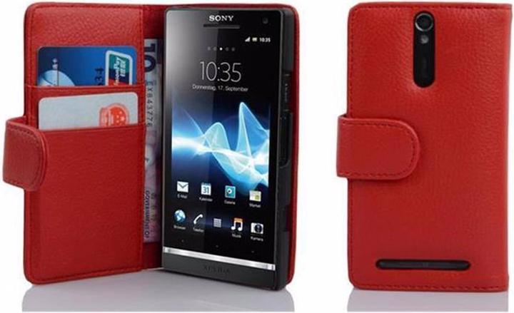 Produktbild Cadorabo Book mit Struktur Cover (Sony Xperia S)