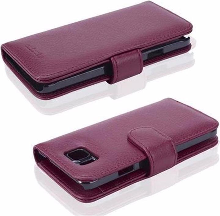 Actual product image Cadorabo Book with 3 card slots cover (Samsung Galaxy Alpha)