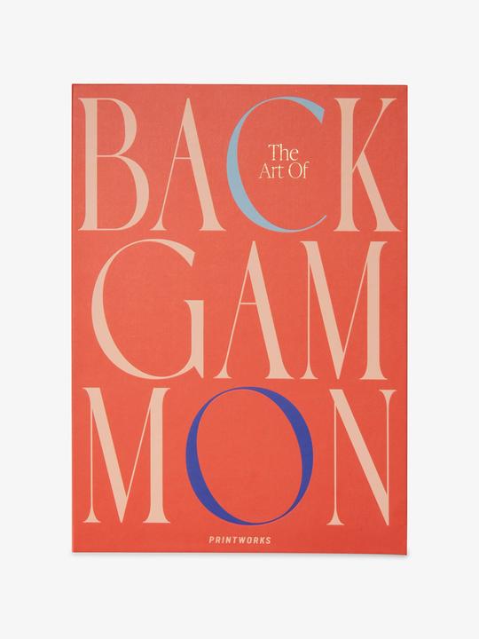 Actual product image Printworks Classic - Art of Backgammon -peli (French, German, English)