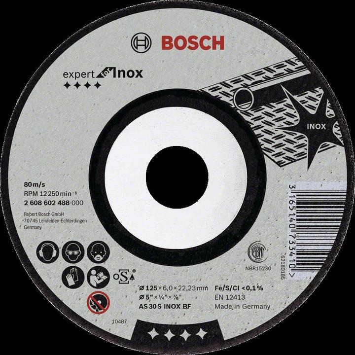 Actual product image Bosch Professional Zubehör Pro Stainless Steel grinding disc (Other)