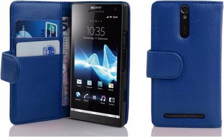 Produktbild Cadorabo Book mit Struktur Cover (Sony Xperia S)