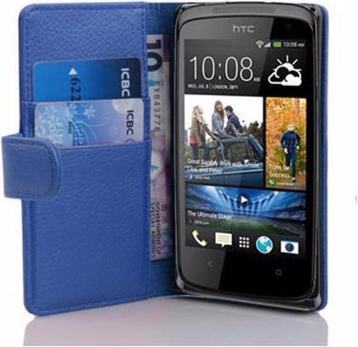 Produktbild Cadorabo Book mit Struktur Cover (HTC Desire 300)