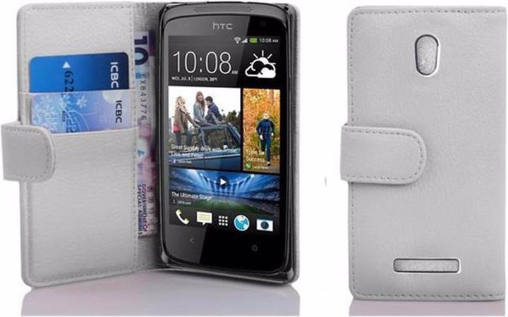 Produktbild Cadorabo Book mit Struktur Cover (HTC Desire 500)