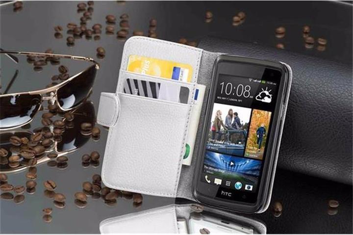 Actual product image Cadorabo Book with structure cover (HTC Desire 600)