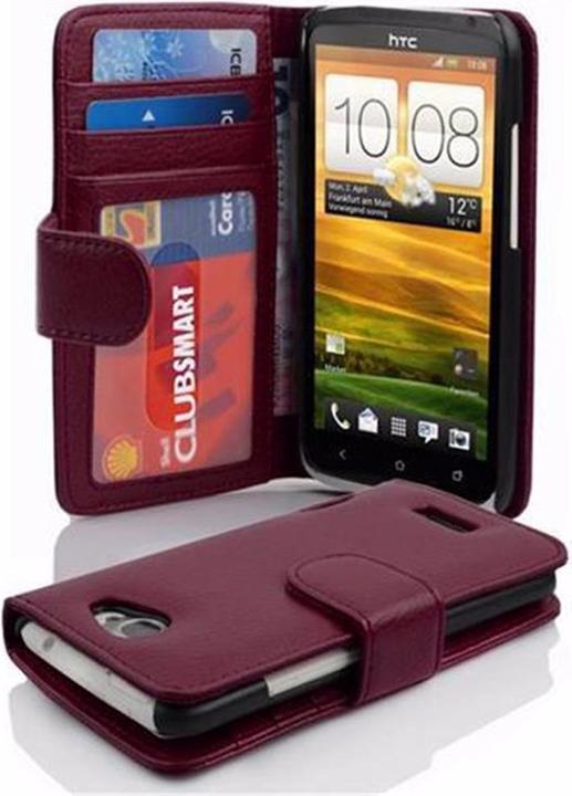Produktbild Cadorabo Book mit 3 Kartenfächer Cover (HTC One X+)