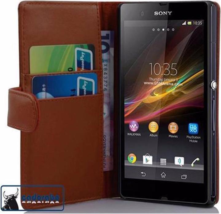 Produktbild Cadorabo Book Glatt Cover (Sony Xperia Z)