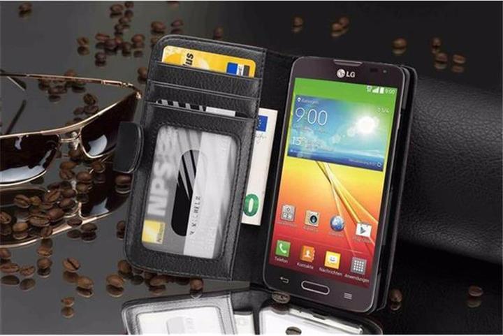 Actual product image Cadorabo Book with 3 card slots cover (LG L90)