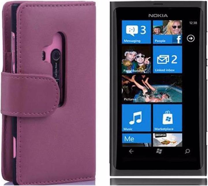 Produktbild Cadorabo Book Glatt Cover (Nokia Lumia 800)