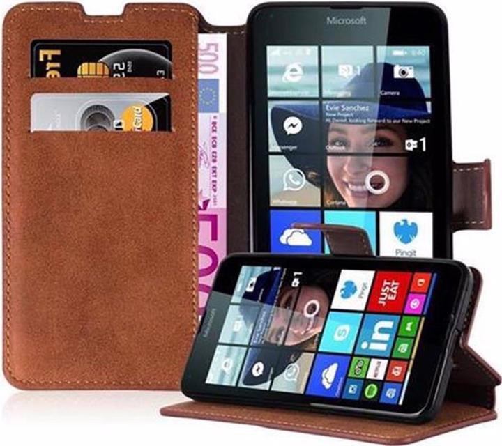 Actual product image Cadorabo Book Retro Matt Wallet Cover (Microsoft Lumia 640)