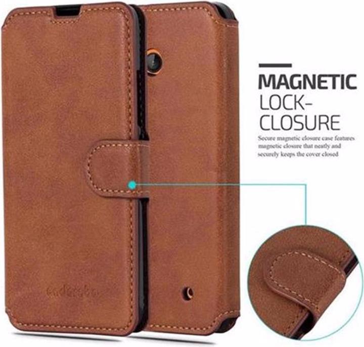 Actual product image Cadorabo Book Retro Matt Wallet Cover (Microsoft Lumia 640)