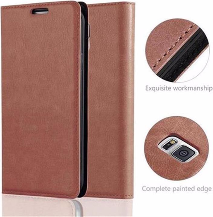 Actual product image Cadorabo Book Invisible Magnet Cover (Samsung Galaxy S5, Samsung Galaxy S5 Neo)