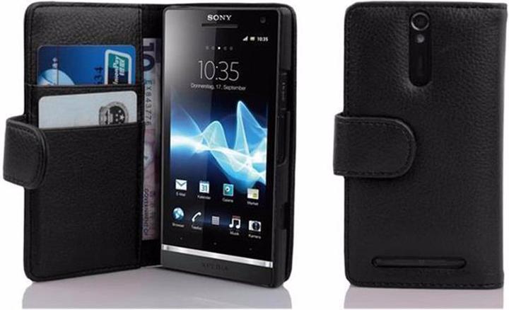 Produktbild Cadorabo Book mit Struktur Cover (Sony Xperia S)