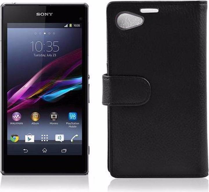 Produktbild Cadorabo Book mit Struktur Cover (Sony Xperia Z1 Compact)