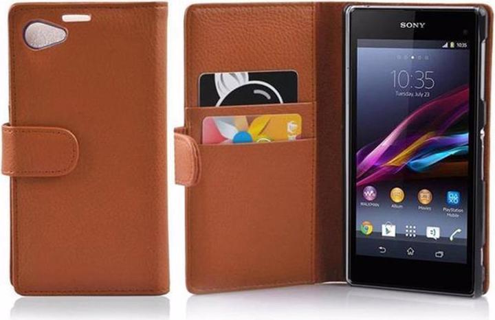 Produktbild Cadorabo Book mit Struktur Cover (Sony Xperia Z1 Compact)