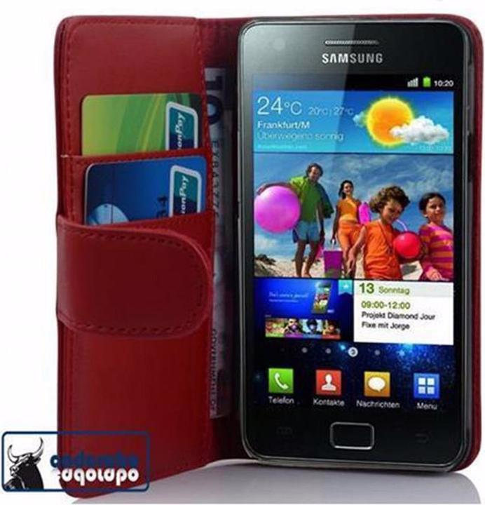 Actual product image Cadorabo Book Smooth Cover (Samsung Galaxy S2, Samsung Galaxy S2 Plus)