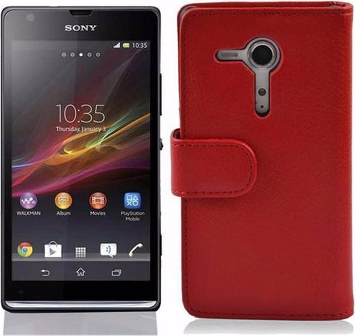 Actual product image Cadorabo Book with structure cover (Sony Xperia SP)