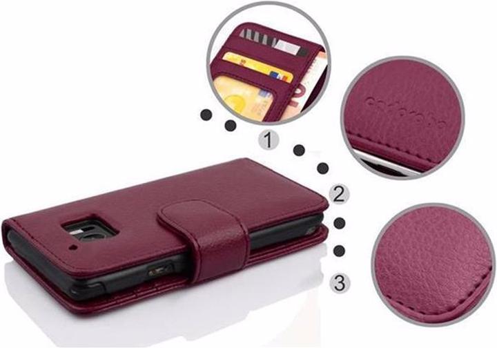 Produktbild Cadorabo Book mit 3 Kartenfächer Cover (HTC One 10)