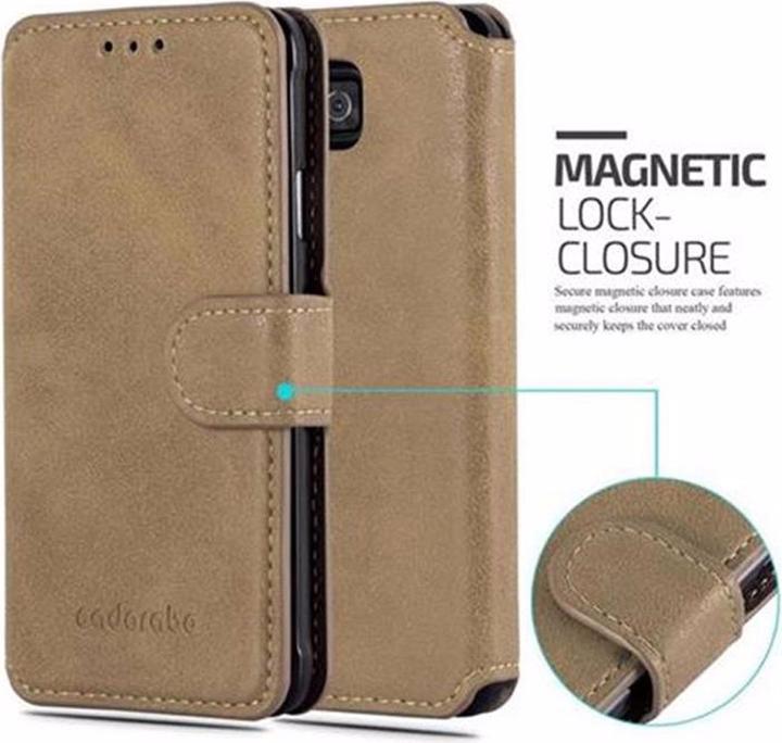 Produktbild Cadorabo Book Retro Matt Wallet Cover (Samsung Galaxy Alpha)