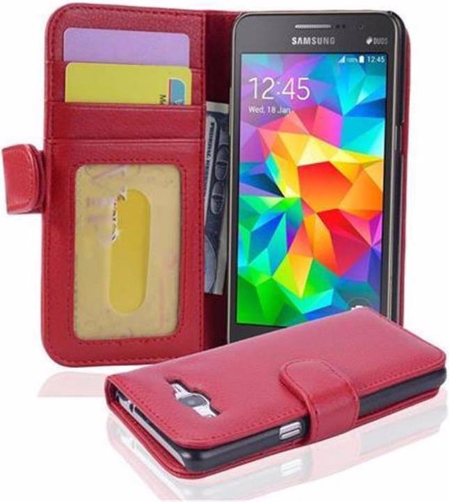 Image du produit Cadorabo Book avec 3 pochettes pour cartes Couverture (Samsung Galaxy Grand Prime)