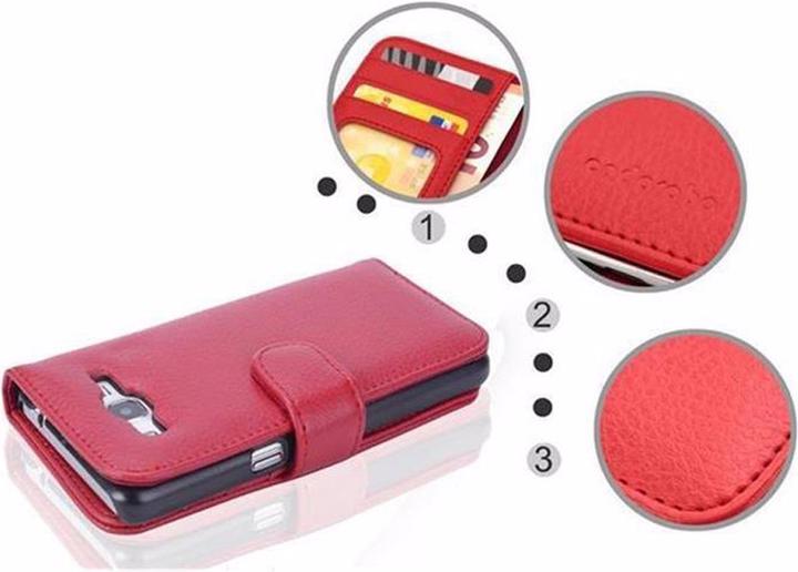 Image du produit Cadorabo Book avec 3 pochettes pour cartes Couverture (Samsung Galaxy Grand Prime)