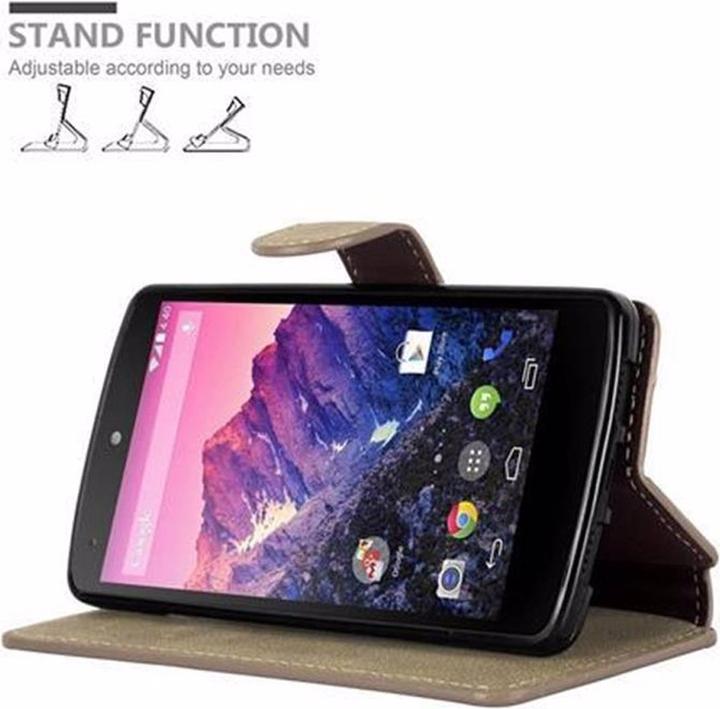 Produktbild Cadorabo Book Retro Matt Wallet Cover (LG Nexus 5)