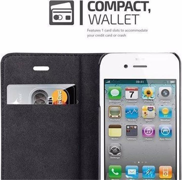 Immagine prodotto Cadorabo Copertina magnetica invisibile del libro (Apple iPhone 4s, Apple iPhone 4)