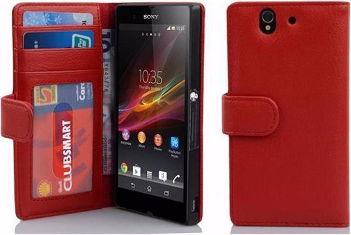 Image du produit Cadorabo Book avec 3 pochettes pour cartes Couverture (Sony Xperia Z)