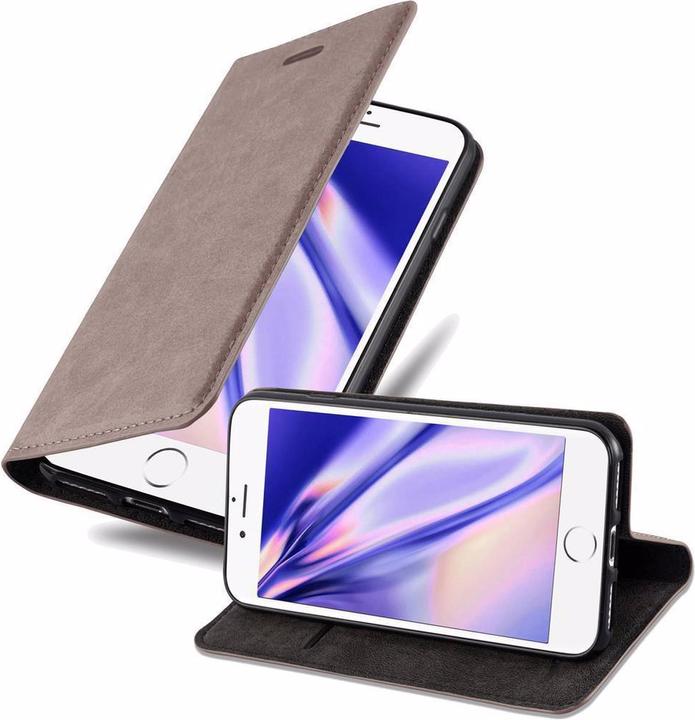 Actual product image Cadorabo Book Invisible Magnet Cover (Apple iPhone 7, Apple iPhone SE (2nd Gen))