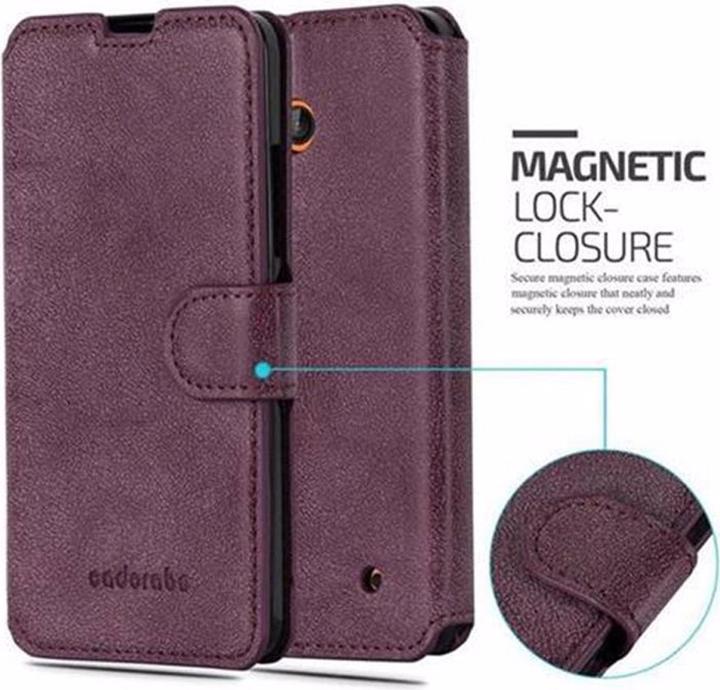 Produktbild Cadorabo Book Retro Matt Wallet Cover (Microsoft Lumia 640)
