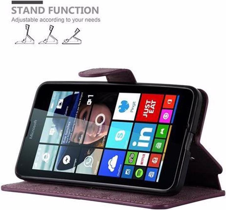 Produktbild Cadorabo Book Retro Matt Wallet Cover (Microsoft Lumia 640)
