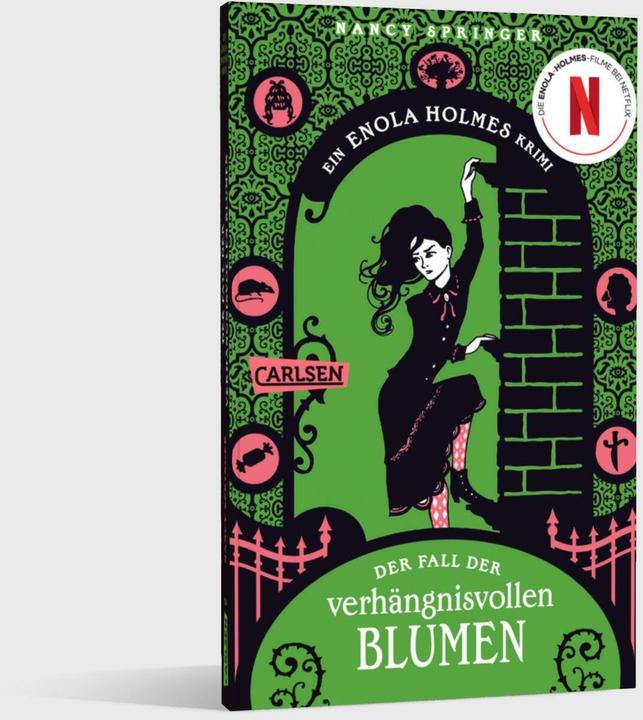 Immagine prodotto Enola Holmes: Der Fall der verhängnisvollen Blumen (Nancy Springer, Tedesco)