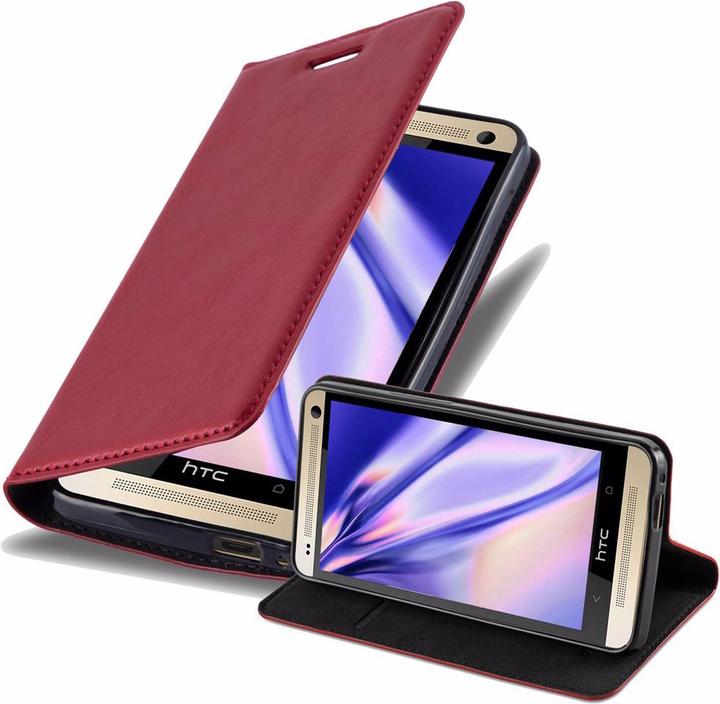 Actual product image Cadorabo Book Invisible Magnet Cover (HTC One M7)