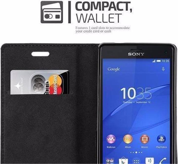 Actual product image Cadorabo Book Invisible Magnet Cover (Sony Xperia Z3 Compact)