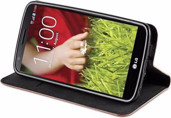Actual product image Cadorabo Book Invisible Magnet Cover (LG G2)