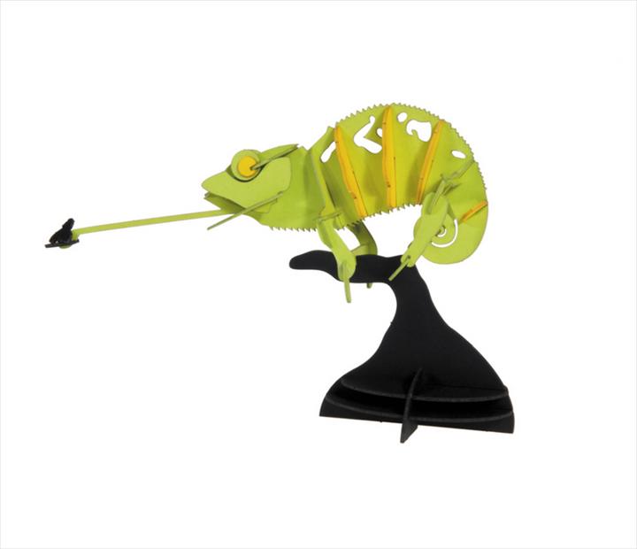 Actual product image Fridolin 3-D paper model "Chameleon"