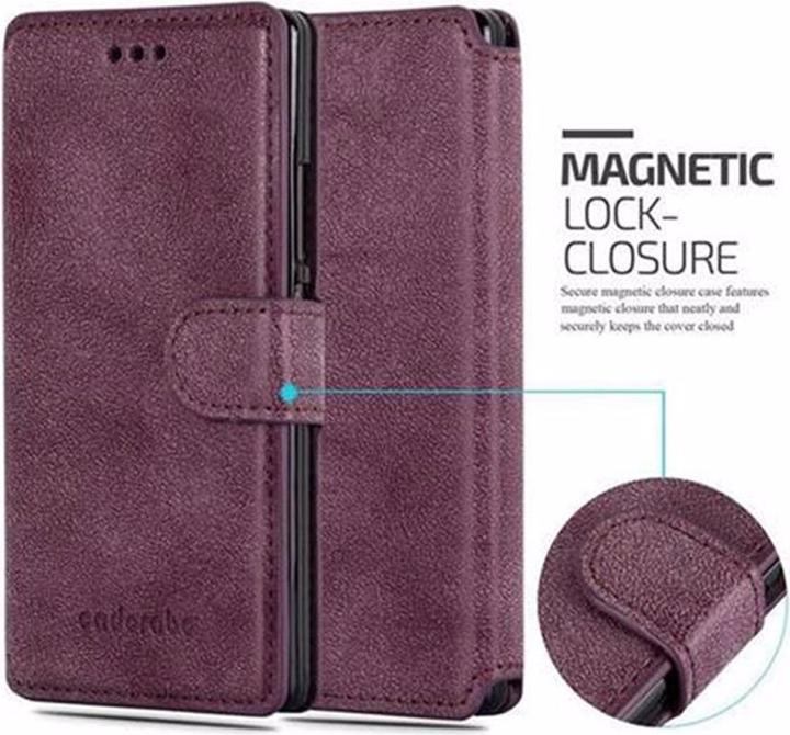 Produktbild Cadorabo Book Retro Matt Wallet Cover (Huawei Ascend P7)