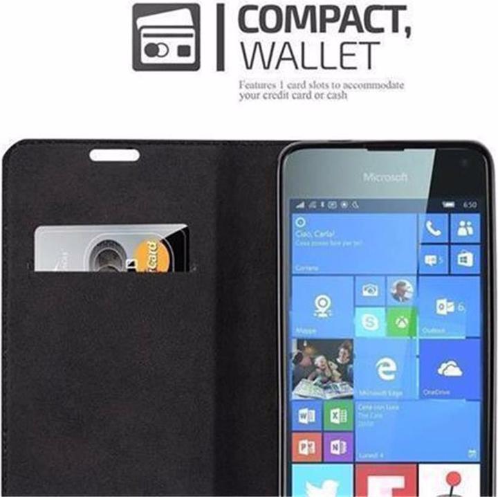 Actual product image Cadorabo Book Invisible Magnet Cover (Microsoft Lumia 650)