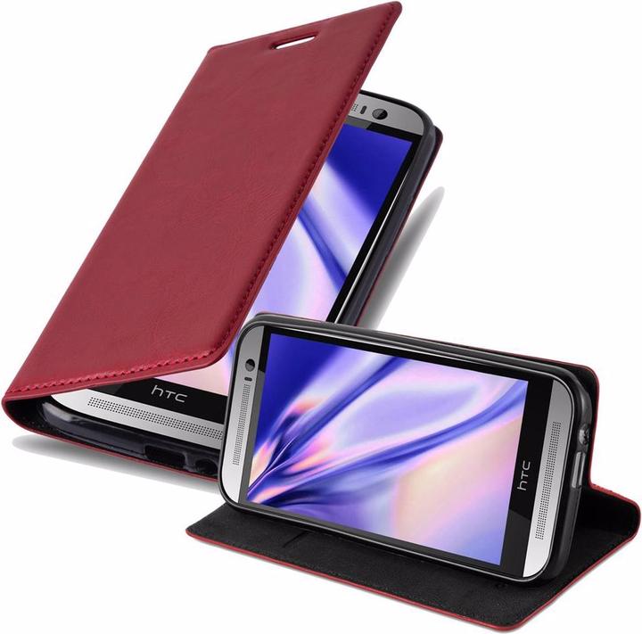 Actual product image Cadorabo Book Invisible Magnet Cover (HTC One M8)
