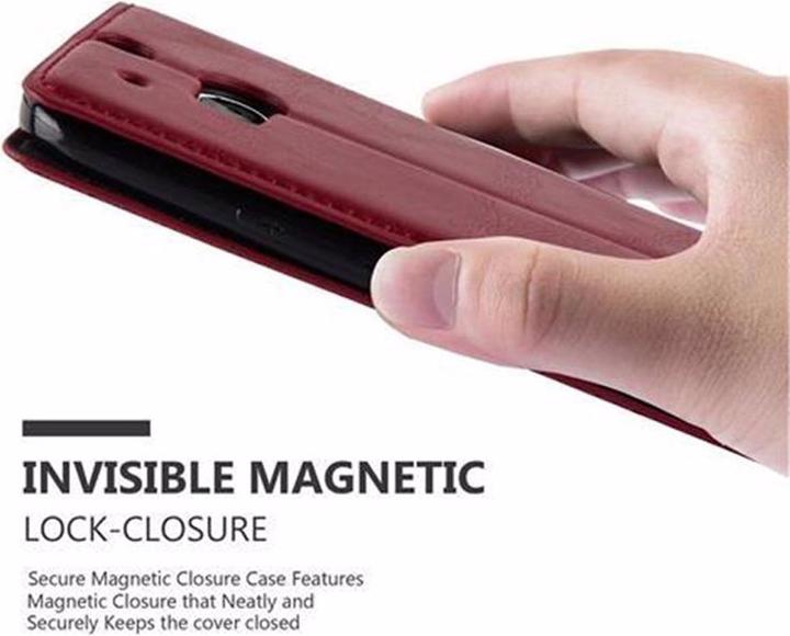 Actual product image Cadorabo Book Invisible Magnet Cover (HTC One M8)