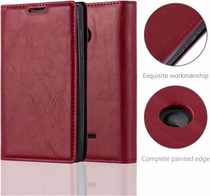 Actual product image Cadorabo Book Invisible Magnet Cover (Nokia Lumia 435)
